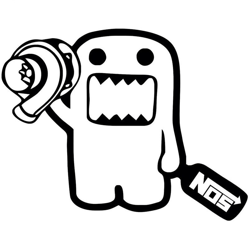 Domo car sticker
